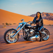 AI画像_ガールズバイカー2