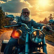 AI画像_老人バイカー